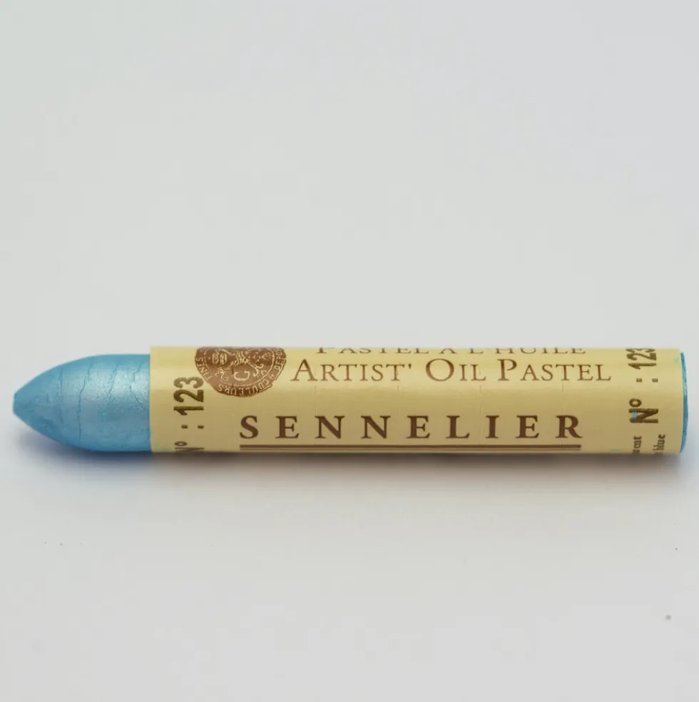 Pastela olejna Artist' - Sennelier - 123, Iridescent Transparent Blue