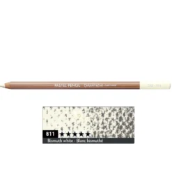 Pastela sucha w kredce Pastel Pencil - Caran d'Ache - 811, Bismuth White