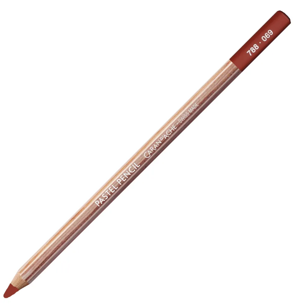 Pastela sucha w kredce Pastel Pencil - Caran d'Ache - 069, Burnt Sienna