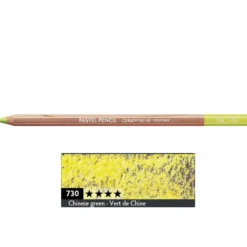 Pastela sucha w kredce Pastel Pencil - Caran d'Ache - 730, Chinese Green