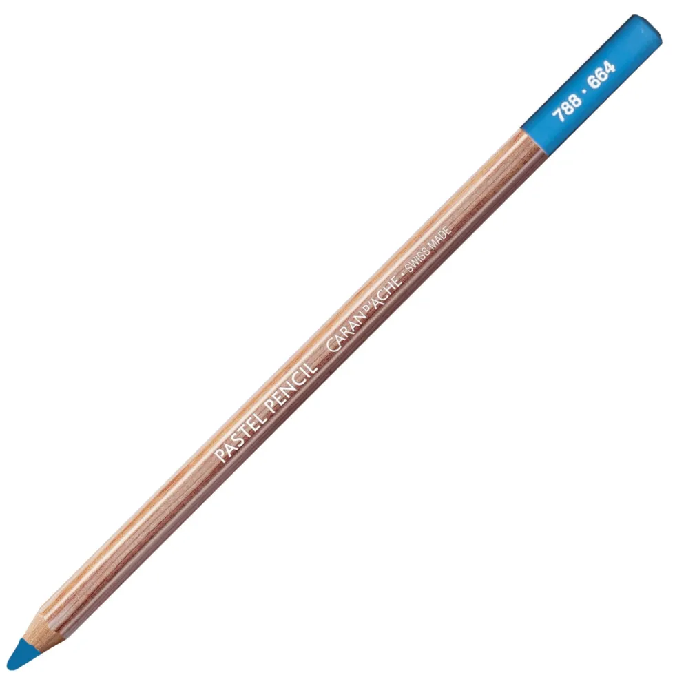 Pastela sucha w kredce Pastel Pencil - Caran d'Ache - 664, Cobalt Blue 30%