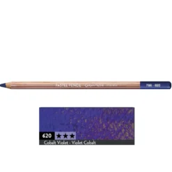 Pastela sucha w kredce Pastel Pencil - Caran d'Ache - 620, Cobalt Violet