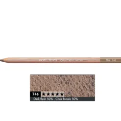 Pastela sucha w kredce Pastel Pencil - Caran d'Ache - 746, Dark Flesh 50%