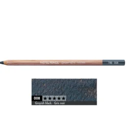 Pastela sucha w kredce Pastel Pencil - Caran d'Ache - 008, Greyish Black