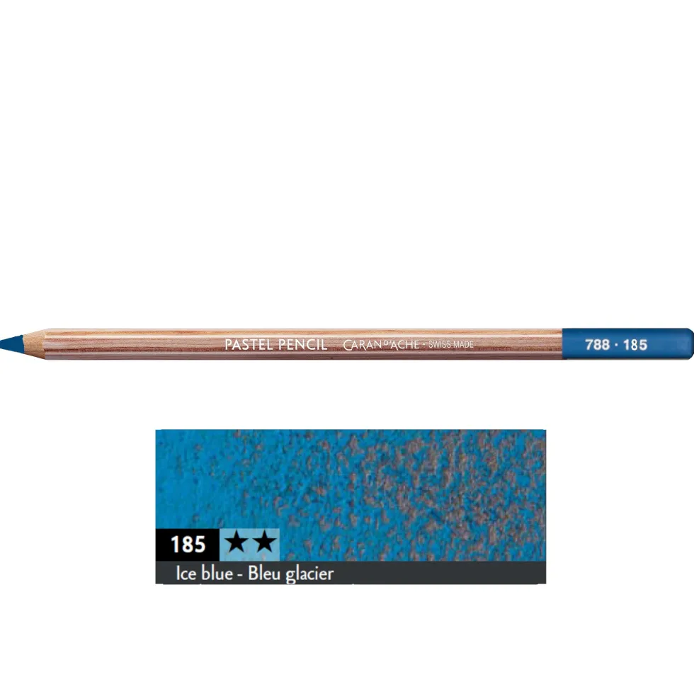 Pastela sucha w kredce Pastel Pencil - Caran d'Ache - 185, Ice Blue