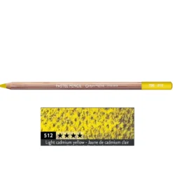 Pastela sucha w kredce Pastel Pencil - Caran d'Ache - 512, Light Cadmium Yellow