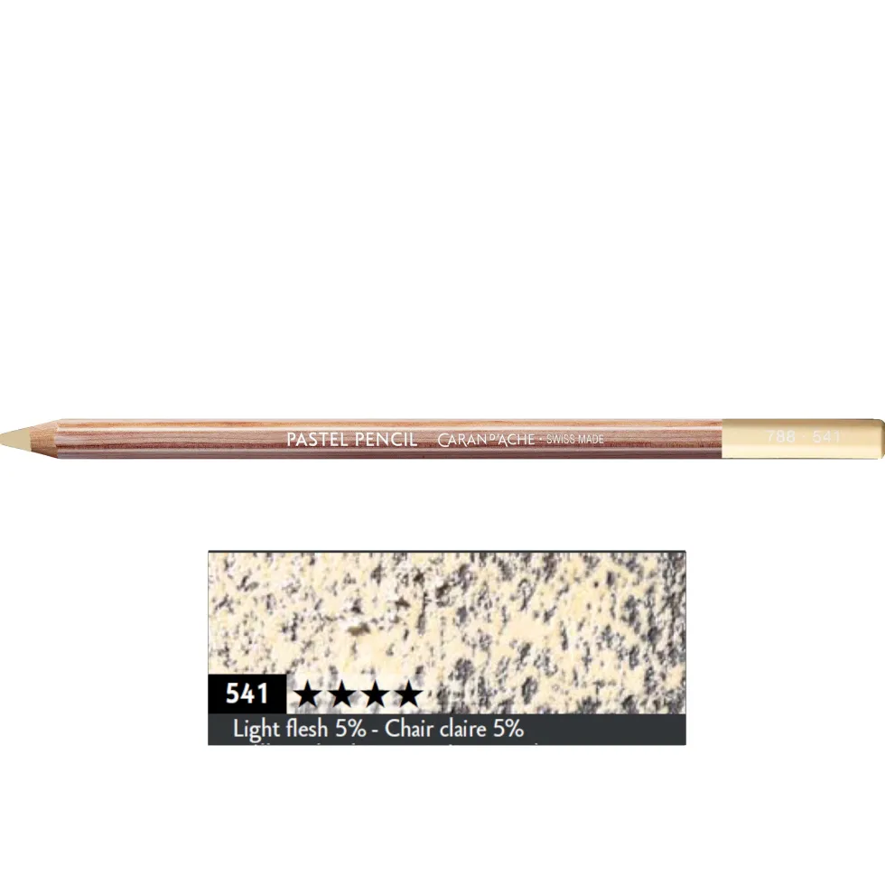Pastela sucha w kredce Pastel Pencil - Caran d'Ache - 541, Light Flesh 5%