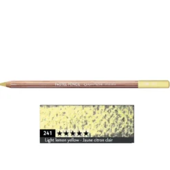 Pastela sucha w kredce Pastel Pencil - Caran d'Ache - 241, Light Lemon Yellow