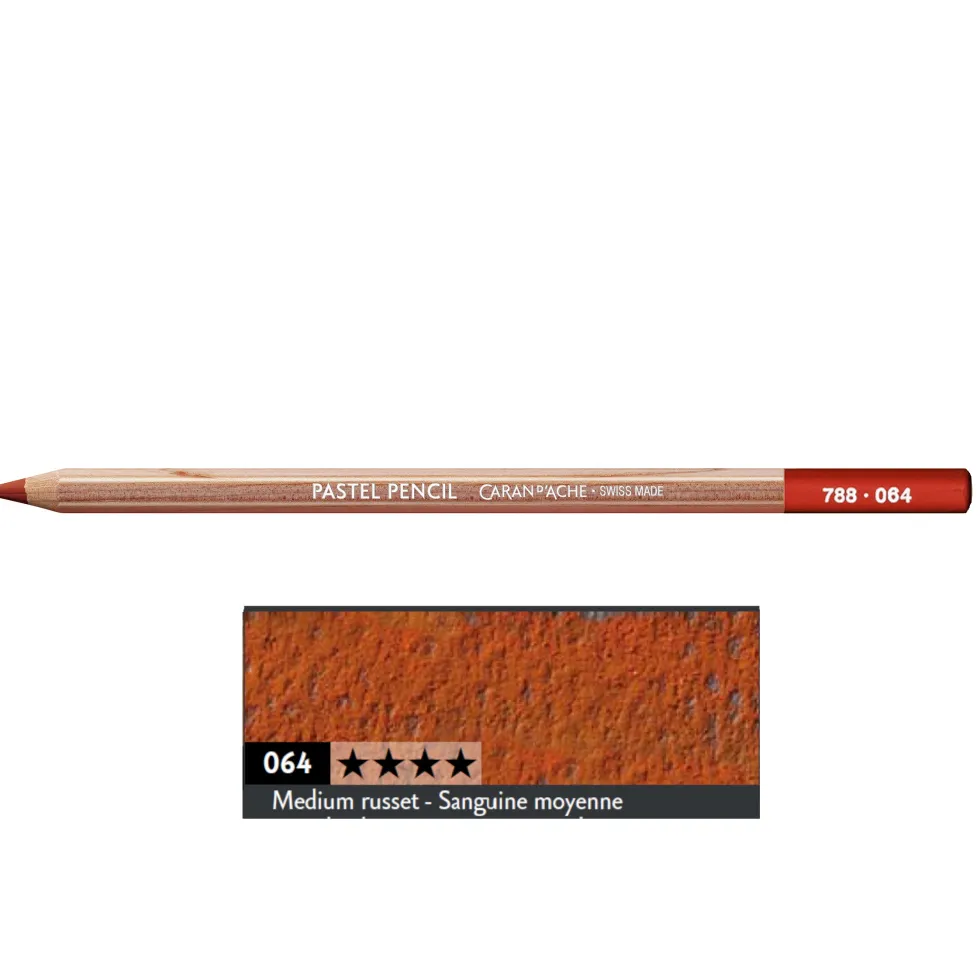 Pastela sucha w kredce Pastel Pencil - Caran d'Ache - 064, Medium Russet
