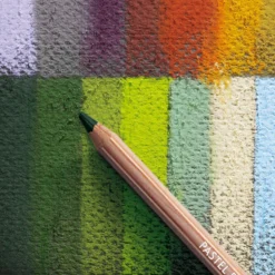 Pastela sucha w kredce Pastel Pencil - Caran d'Ache - 225, Moss Green