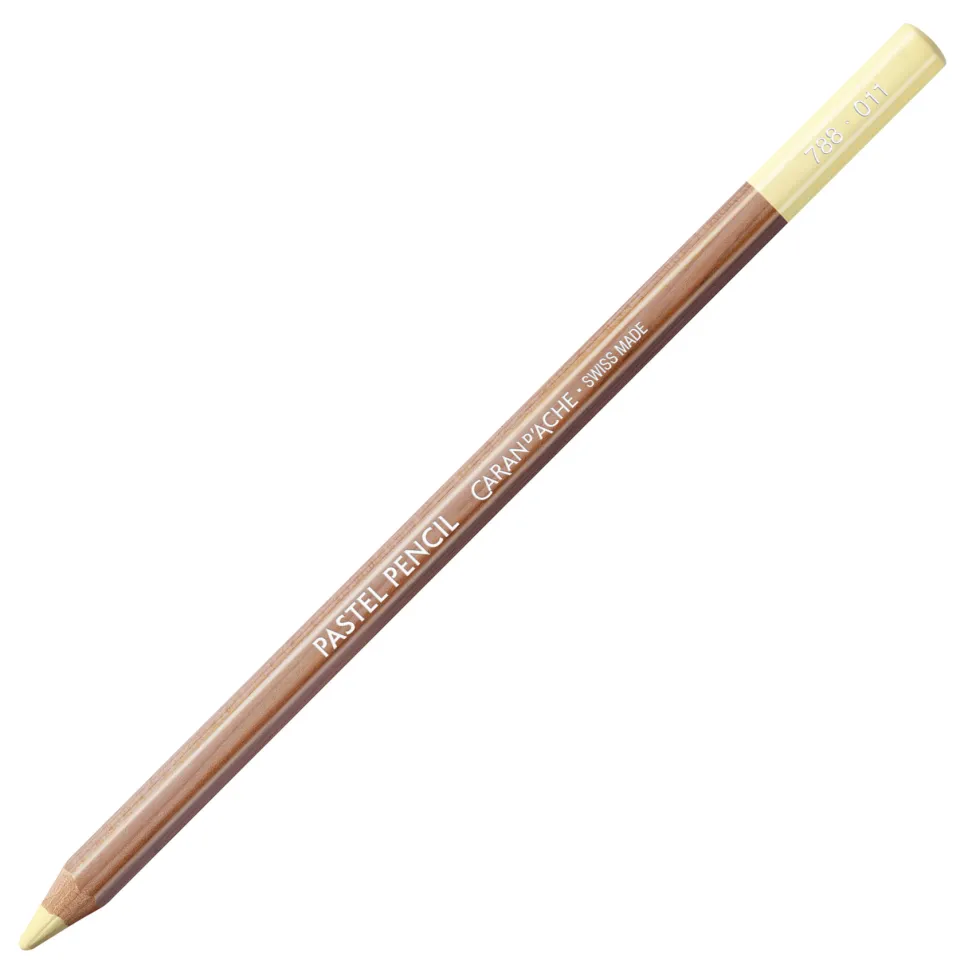 Pastela sucha w kredce Pastel Pencil - Caran d'Ache - 011, Pale Yellow