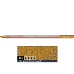 Pastela sucha w kredce Pastel Pencil - Caran d'Ache - 036, Raw Sienna