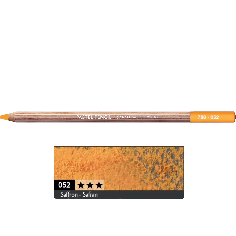 Pastela sucha w kredce Pastel Pencil - Caran d'Ache - 052, Saffron