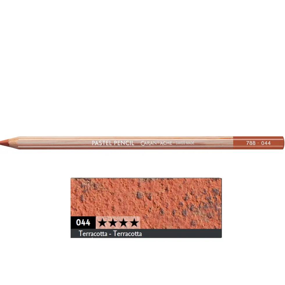 Pastela sucha w kredce Pastel Pencil - Caran d'Ache - 044, Terracotta