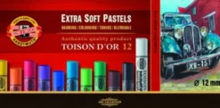 Pastele ekstra suche - Koh-I-Noor - 12 szt.