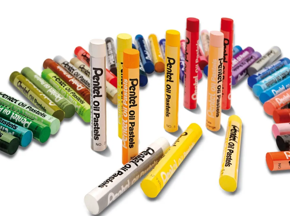 Pastele olejne - Pentel - 12 kolorów