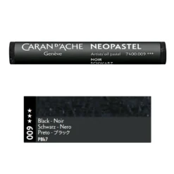 Pastel olejna Neopastel - Caran d'Ache - 009, Black