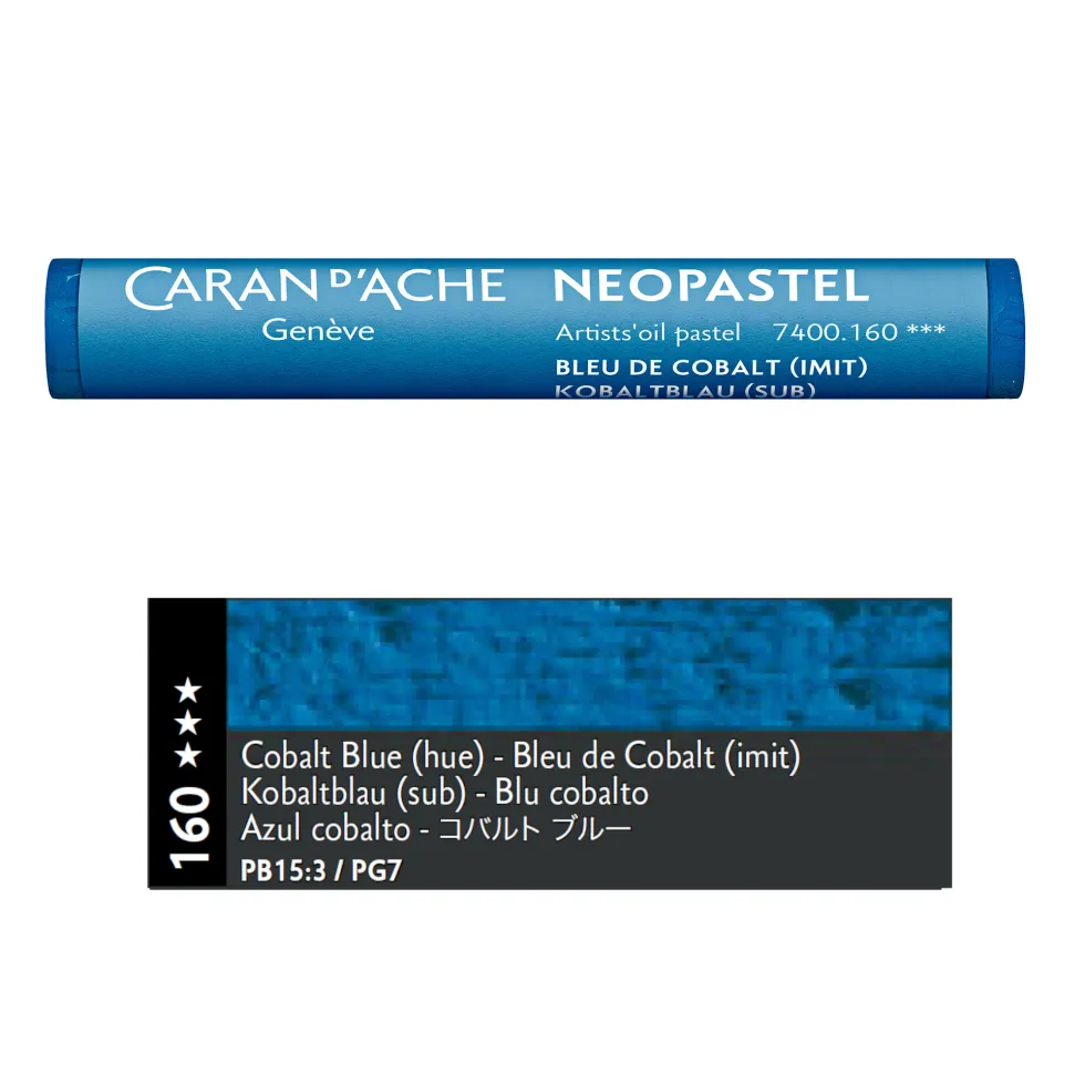 Pastel olejna Neopastel - Caran d'Ache - 160, Cobalt Blue Hue