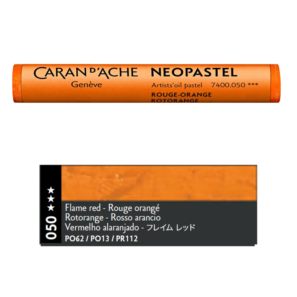 Pastel olejna Neopastel - Caran d'Ache - 050, Flame Red