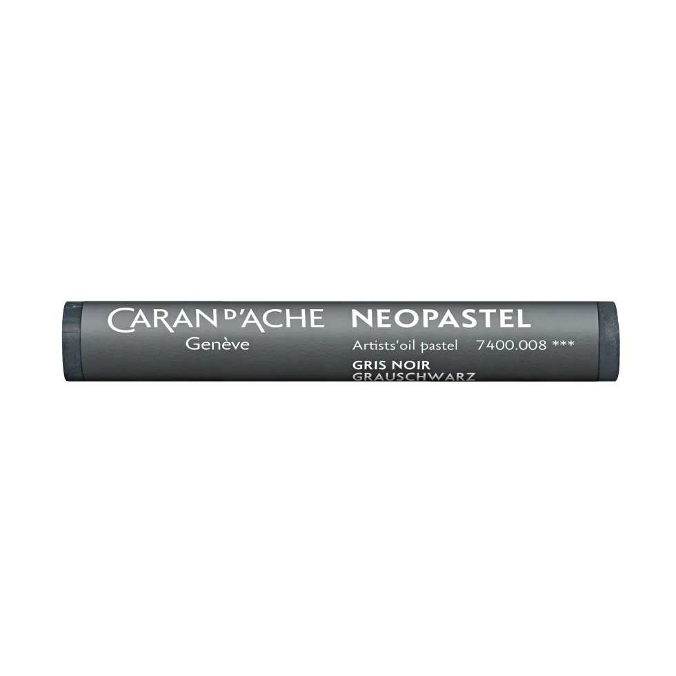Pastel olejna Neopastel - Caran d'Ache - 008, Greyish Black