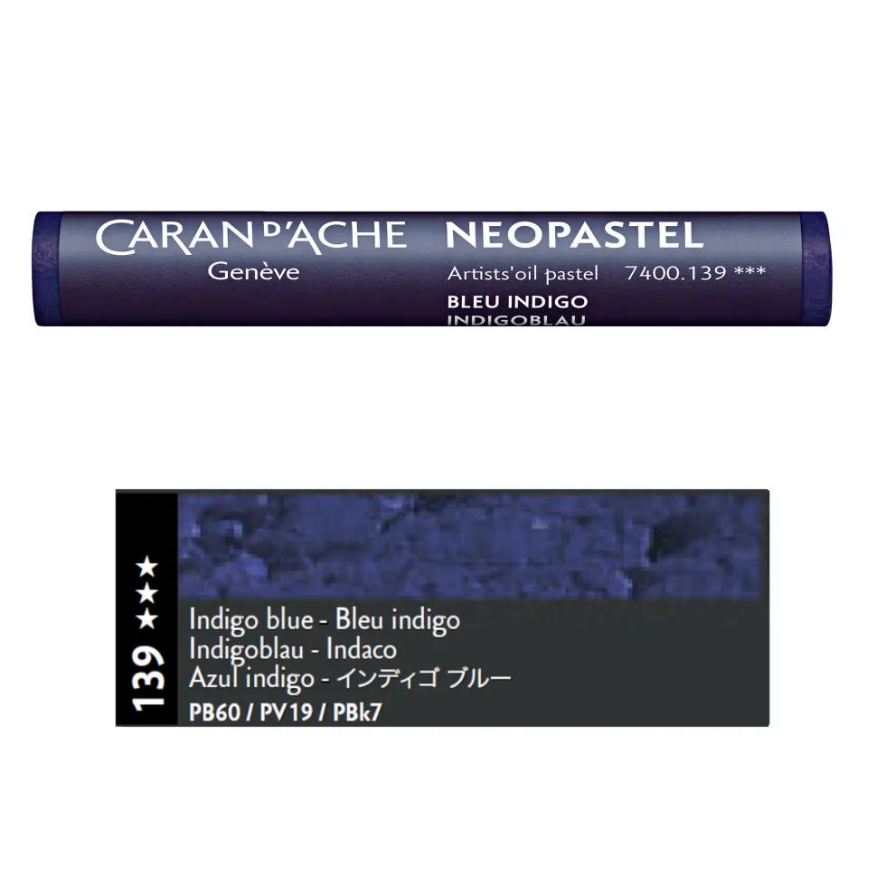 Pastel olejna Neopastel - Caran d'Ache - 139, Indigo Blue