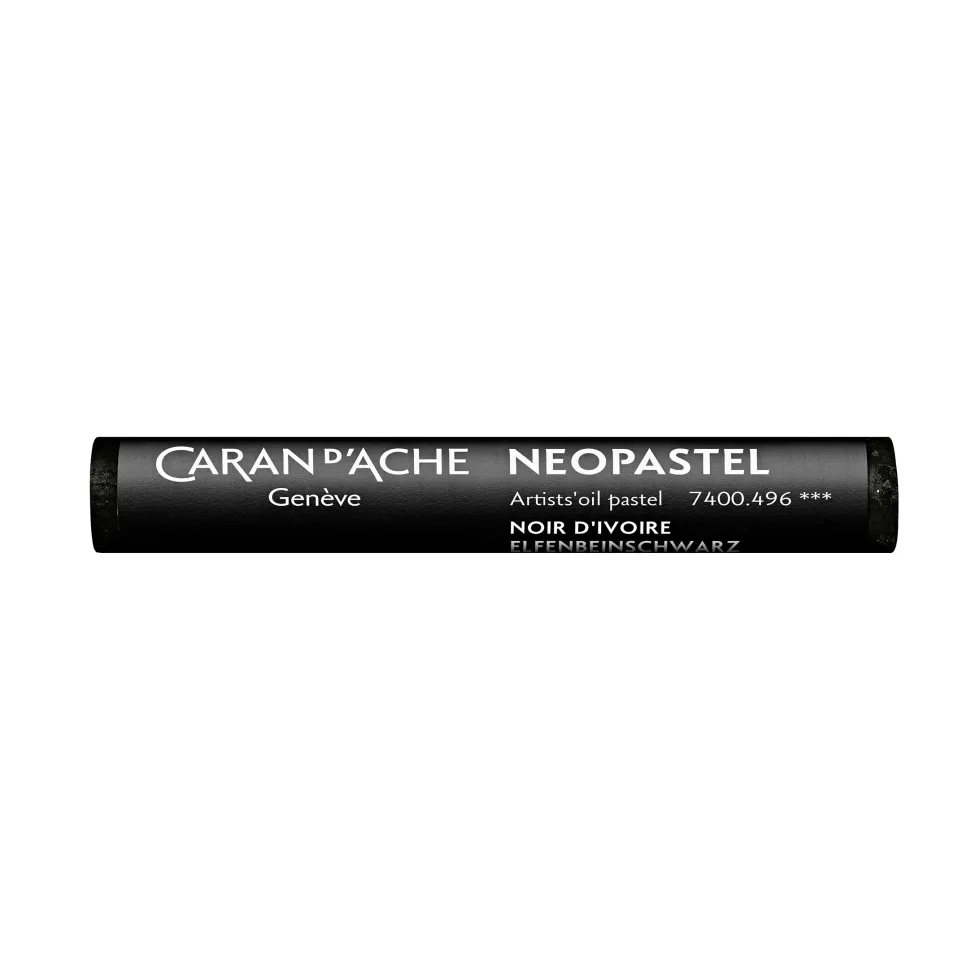 Pastel olejna Neopastel - Caran d'Ache - 496, Ivory Black