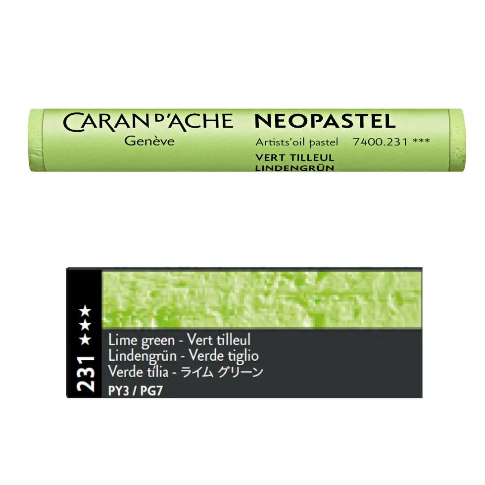 Pastel olejna Neopastel - Caran d'Ache - 231, Light Green