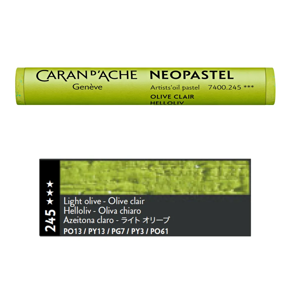 Pastel olejna Neopastel - Caran d'Ache - 245, Light Olive