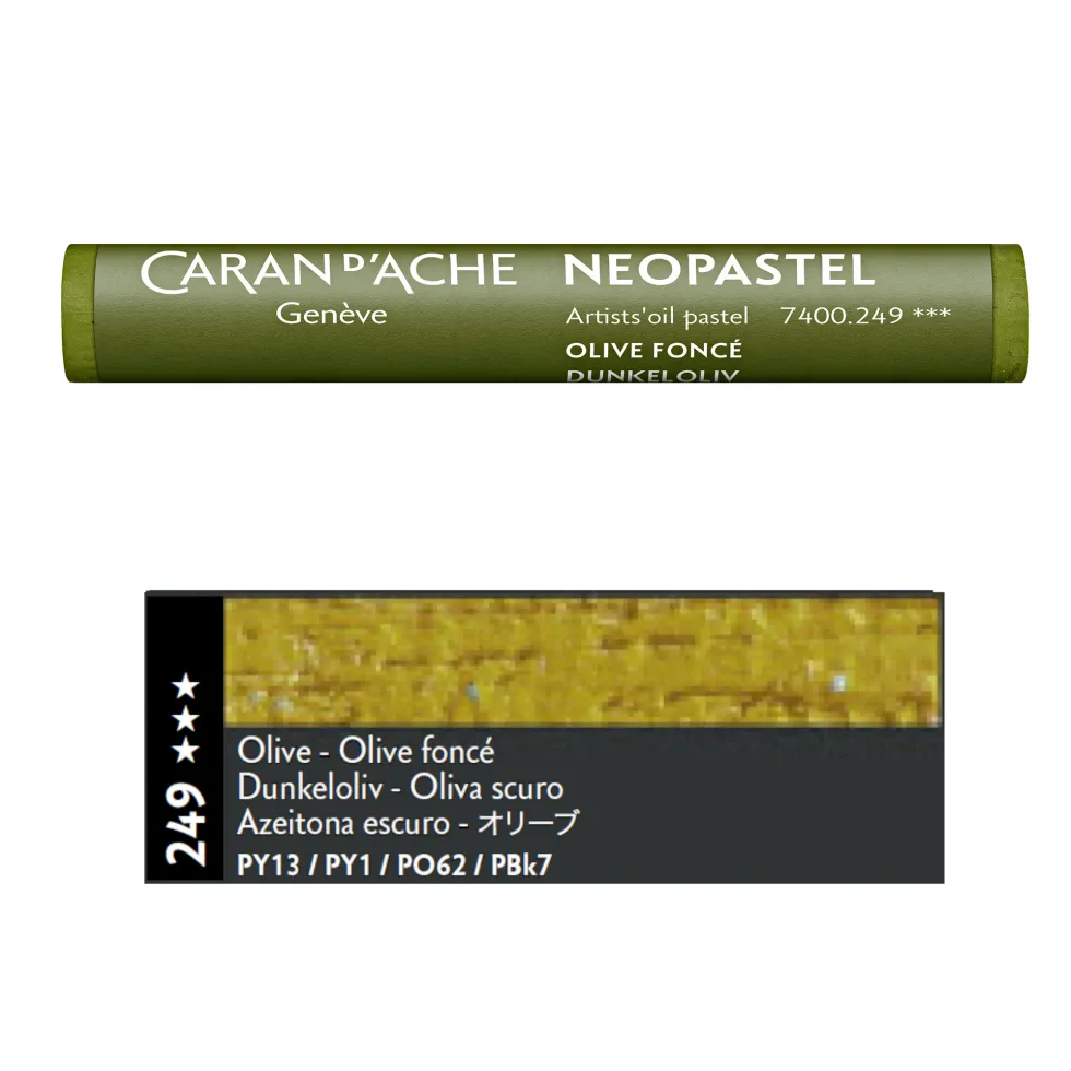 Pastel olejna Neopastel - Caran d'Ache - 249, Olive