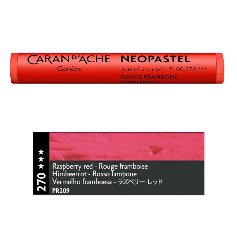 Pastel olejna Neopastel - Caran d'Ache - 270, Raspberry Red