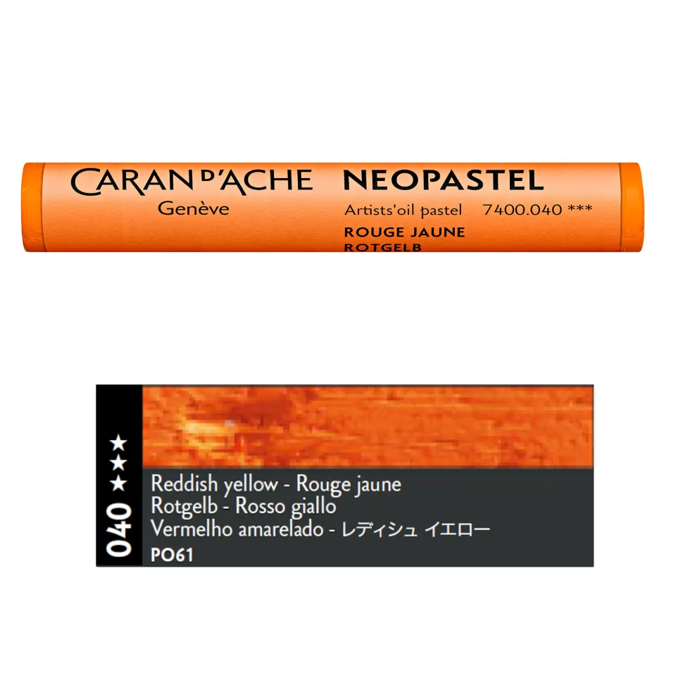 Pastel olejna Neopastel - Caran d'Ache - 040, Reddish Yellow