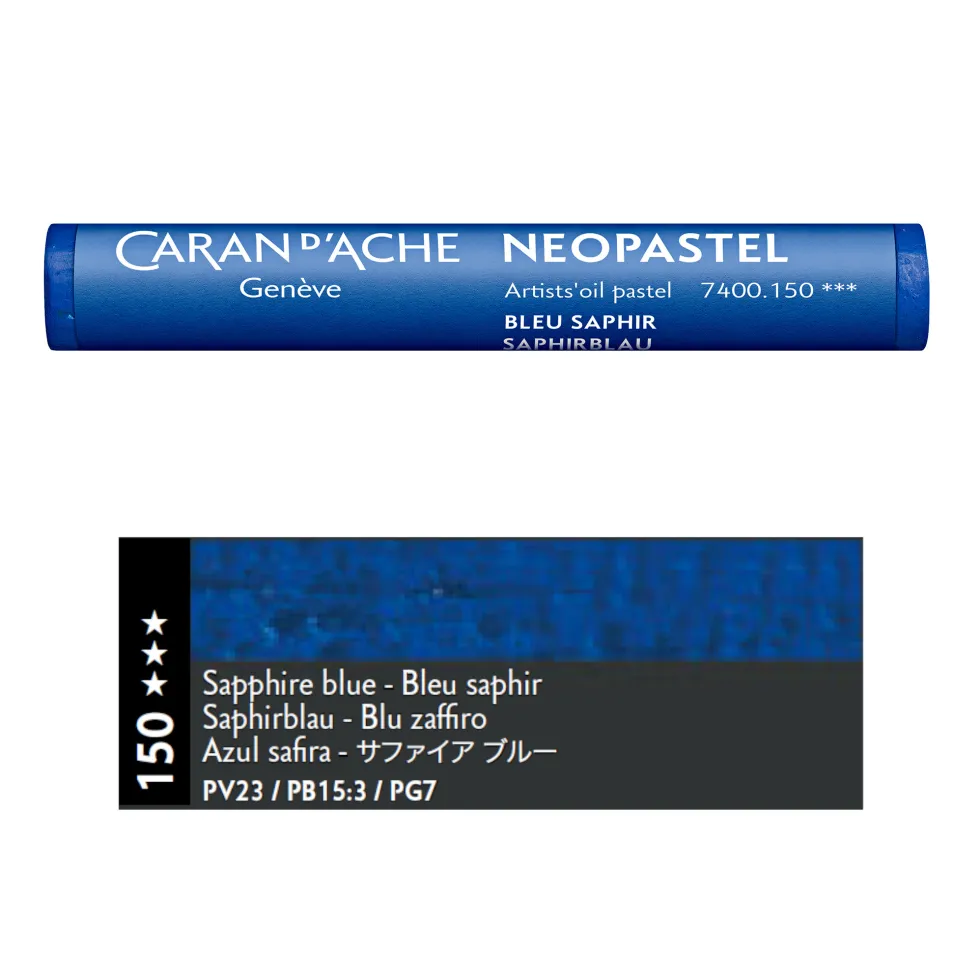 Pastel olejna Neopastel - Caran d'Ache - 150, Sapphire Blue