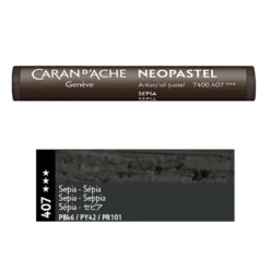 Pastel olejna Neopastel - Caran d'Ache - 407, Sepia