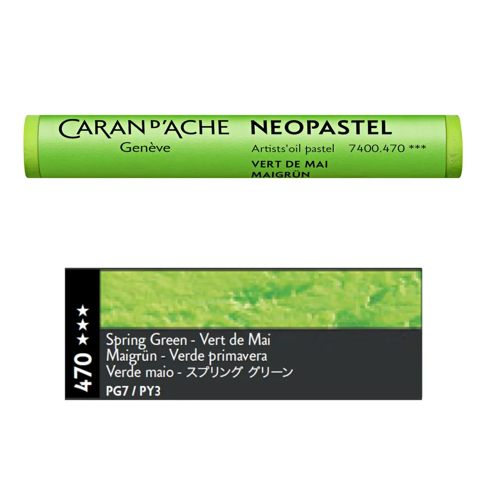 Pastel olejna Neopastel - Caran d'Ache - 470, Spring Green