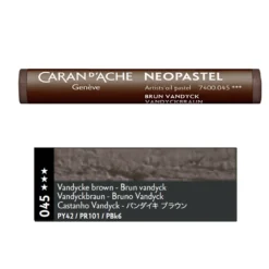 Pastel olejna Neopastel - Caran d'Ache - 045, Vandycke Brown