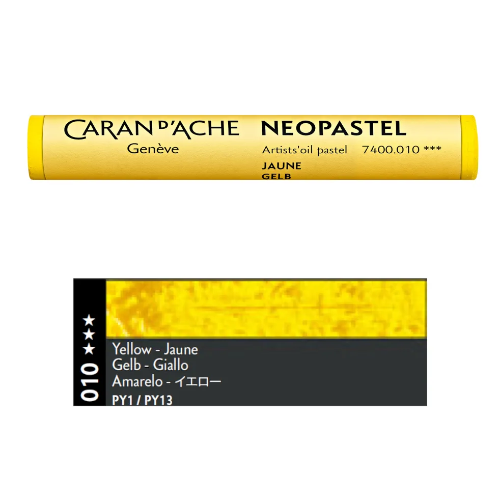 Pastel olejna Neopastel - Caran d'Ache - 010, Yellow