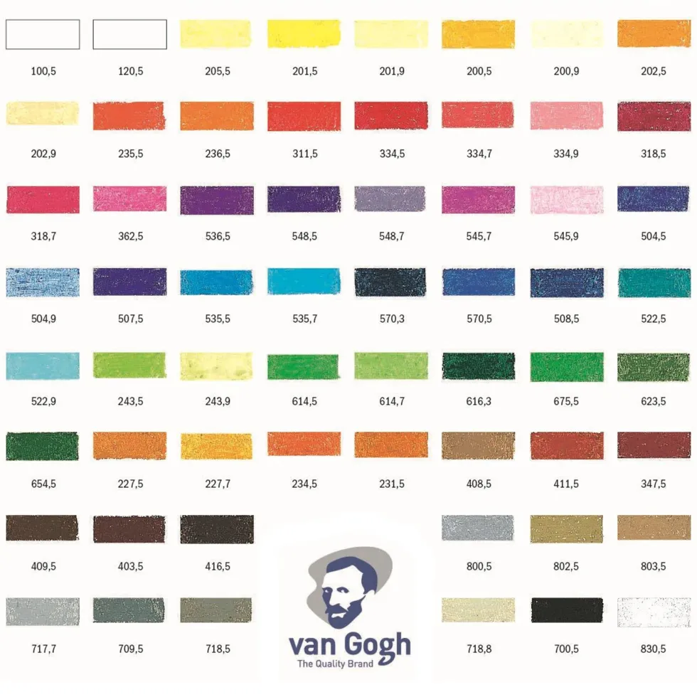 Pastel olejna - Van Gogh - 318.5, Carmine