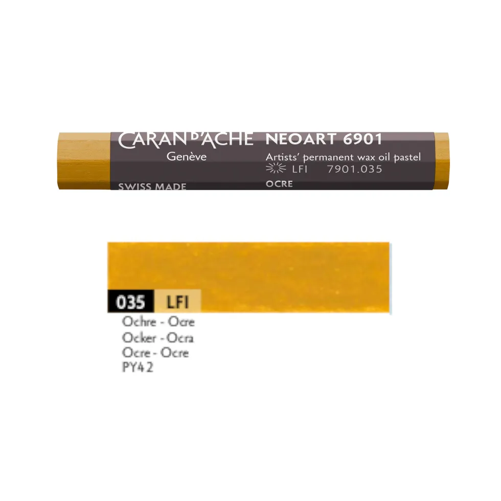 Pastel woskowo-olejny Neoart 6901 - Caran d'Ache - 035, Ochre