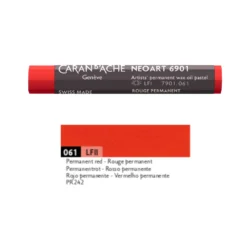 Pastel woskowo-olejny Neoart 6901 - Caran d'Ache - 061, Permanent Red