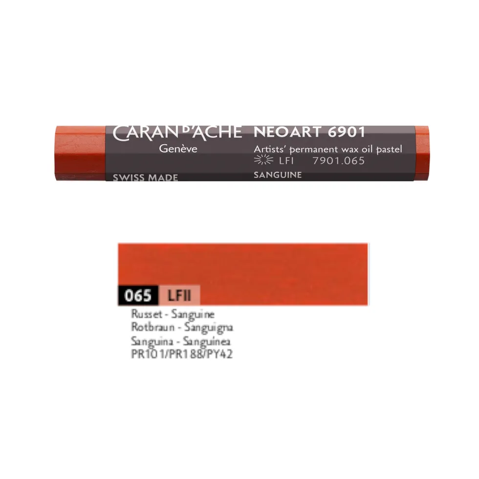 Pastel woskowo-olejny Neoart 6901 - Caran d'Ache - 065, Russet