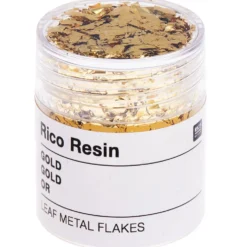 Płatki złota do żywicy - Rico Design - Gold, 0,3 g