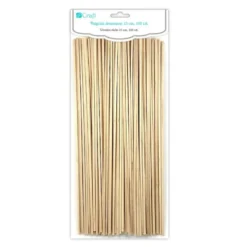 Patyczki drewniane, naturalne - DpCraft - 25 cm, 100 szt.