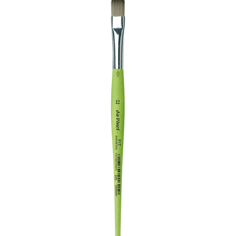 Pędzel koci język, syntetyczny, Hobby, seria 375 - Da Vinci - 12