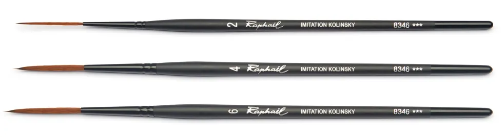 Pędzel liner syntetyczny Stradivarius seria 8346 - Raphael - nr 6