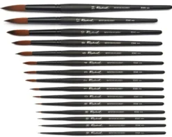 Pędzel okrągły cienki syntetyczny Stradivarius seria 8344 - Raphael - nr 6/0