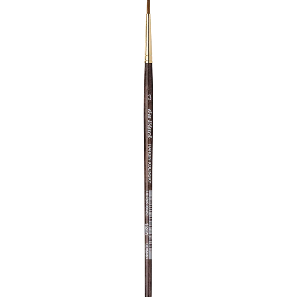Pędzel okrągły, naturalny, Harbin-Kolinsky, seria 1526Y - Da Vinci - 3