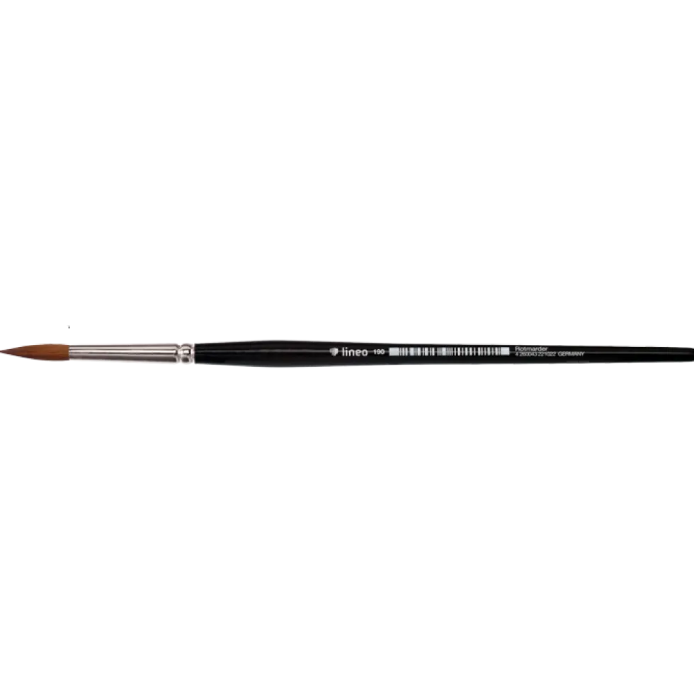 Pędzel okrągły, naturalny sobol, seria 190 - Lineo - nr 6