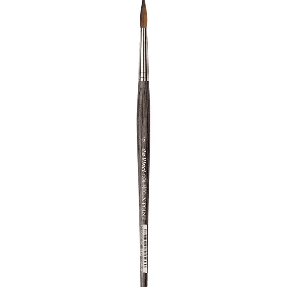 Pędzel okrągły syntetyczny Colineo X Point seria 5532 - Da Vinci - nr 6