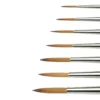 Pędzel okrągły, syntetyczny Cotman, seria 222 - Winsor & Newton - krótka rączka, nr 0