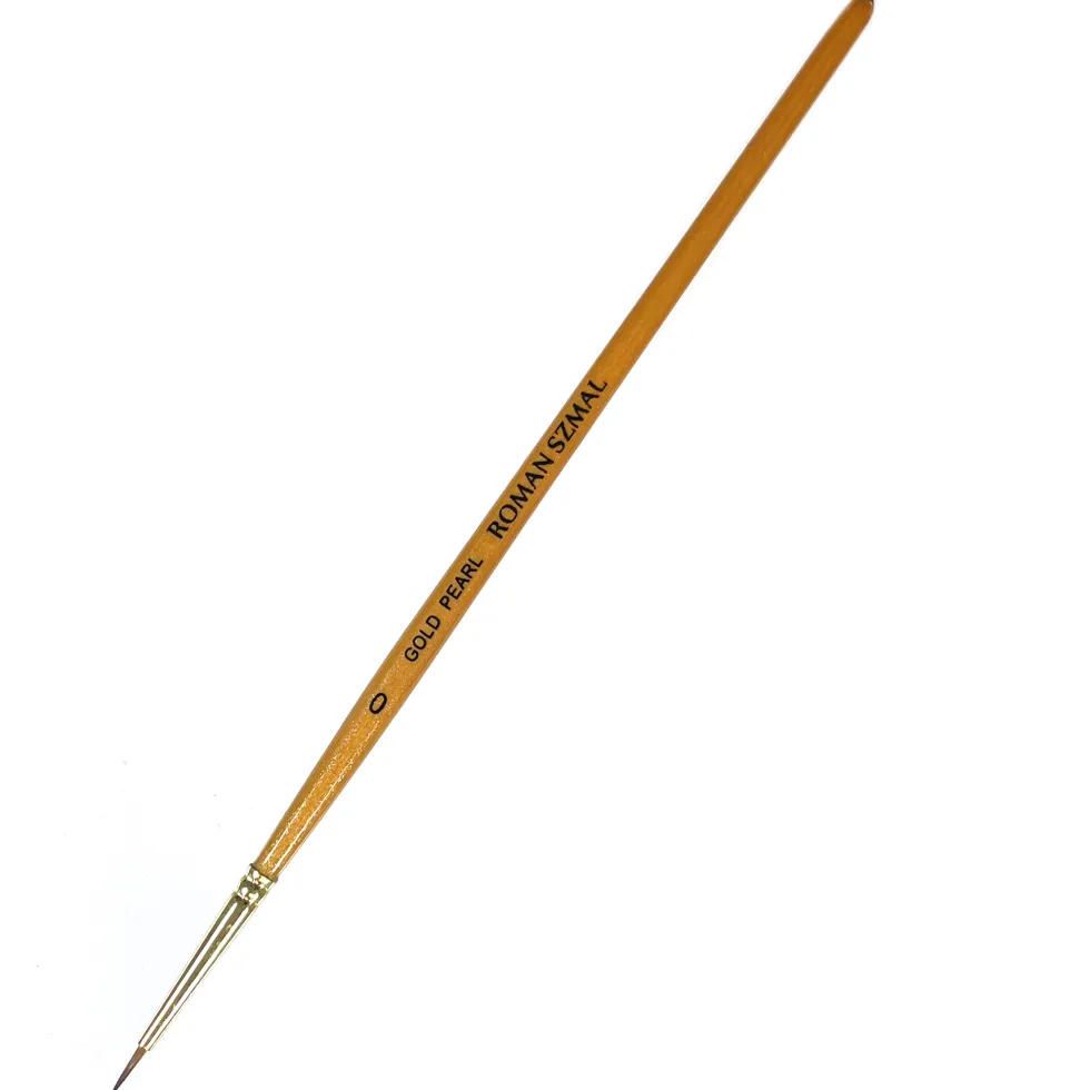 Pędzel okrągły, syntetyczny, Gold Pearl - Roman Szmal - nr 0